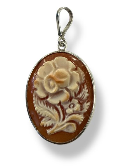 Pendentif Mandile 1922 Femme Cammei  in Argent Conchiglia 2MCICM94 - 2MCICM94